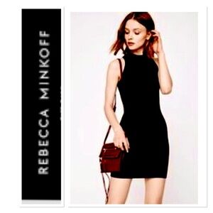 Rebecca Minkoff Jenn Black Velvet Dress